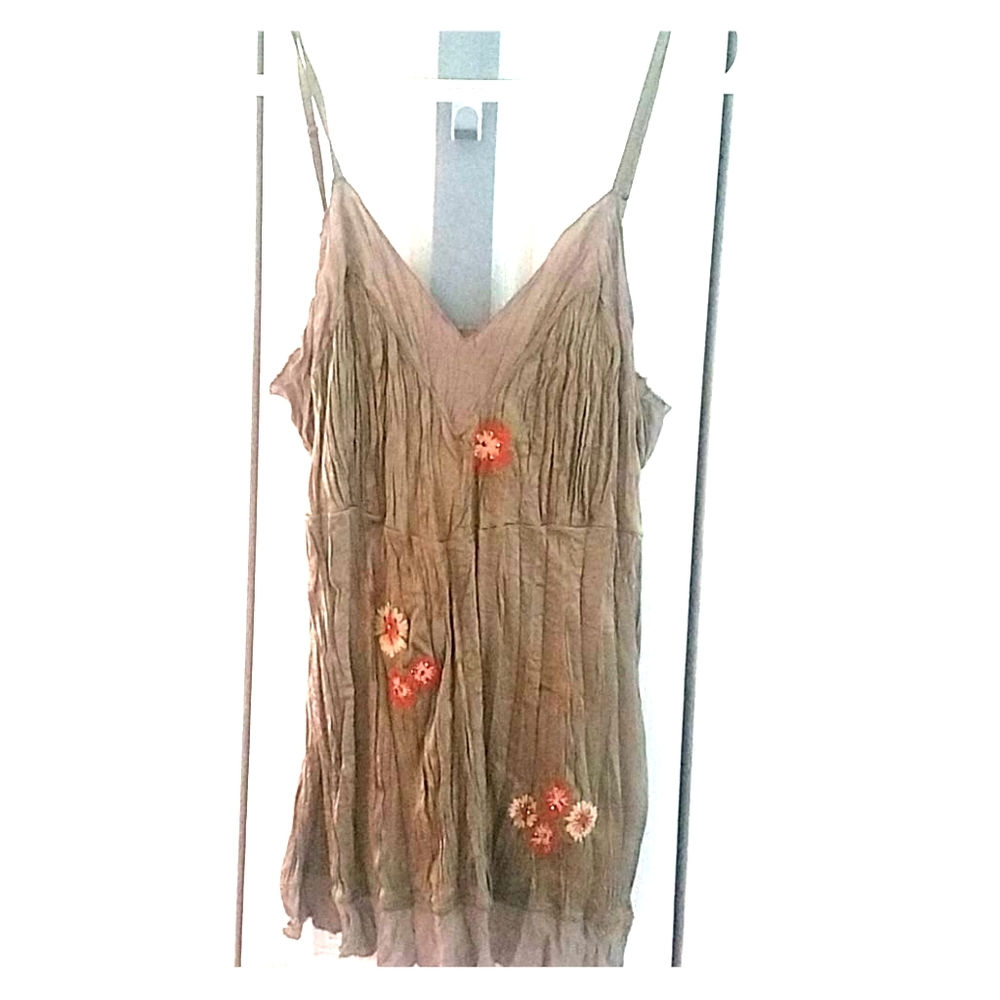 Silk tank top